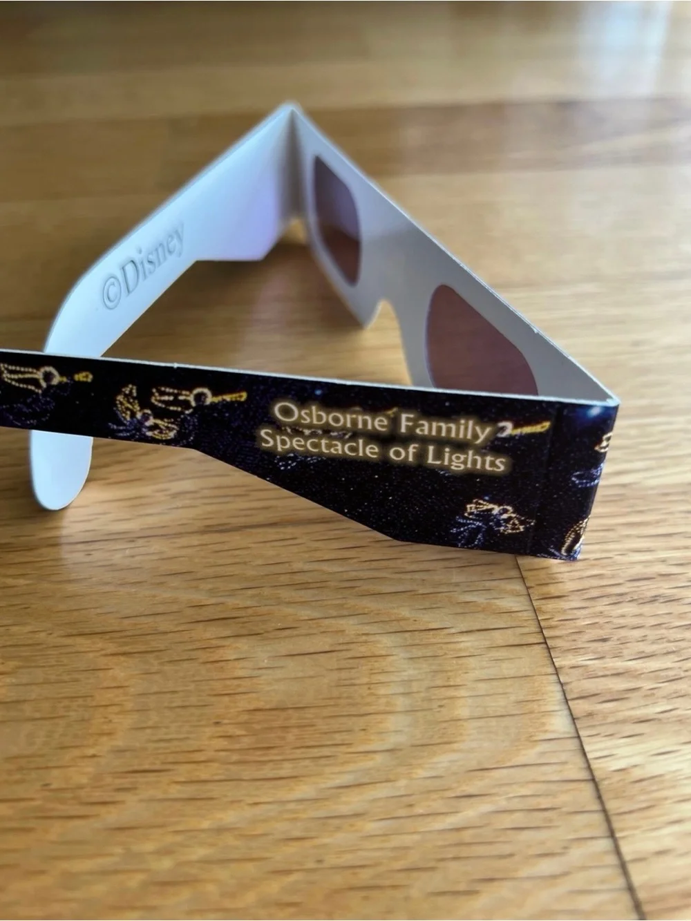 Disney MGM Studios- Osborne Family Spectacle of Lights glasses
